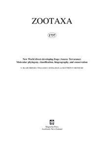 ZOOTAXA 1737