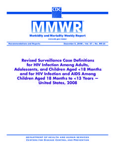 Morbidity and Mortality Weekly Report www.cdc.gov/mmwr Recommendations and Reports	  December 5, [removed]Vol[removed]No. RR-10