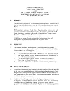 Fishing / Conservation in the United States / Marine Mammal Protection Act / Marine conservation / Endangered Species Act / National Marine Fisheries Service / Seal hunting / Alaska / Ribbon seal / True seals / Environment / Zoology