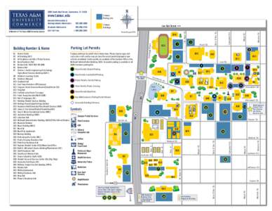 2600 South Neal Street, Commerce, TXwww.tamuc.edu Campus Parking Lots