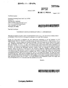 8EHQ-11-18404A  TSCA 8(e) Notice