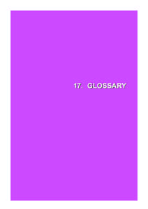 17. GLOSSARY  Version[removed]