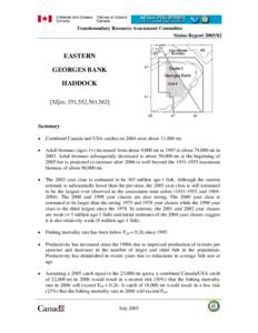 Fisheries / Stock assessment / Overfishing / Discards / Haddock / Biomass / Fish mortality / Cod / Fishing / Fish / Fisheries science / Gadidae