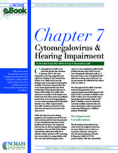 NATIONAL FOREARLY HEARING ASSESSMENT A RESOURCECENTER