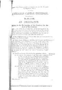 retract from Co mmonwealth of Australia Gazette. Xo. 53, dated Sth September, [removed]AUSTRALIAN CAPITAL TERRITORY. No. 25 of 1938.