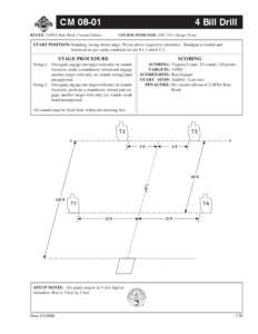 CM[removed]RULES: USPSA Rule Book, Current Edition 4 Bill Drill COURSE DESIGNER: [removed]Design Team