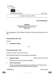 [removed]EUROPEAN PARLIAMENT Committee on Constitutional Affairs  AFCO_PV(2010)1108_1