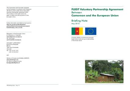 Voluntary Partnership Agreement / Illegal logging / Non-governmental organizations / FERN / Cameroon / Community forestry / Certified wood / Sustainable forest management / Environment / Forestry / Earth