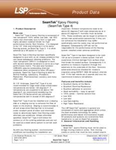 Microsoft Word - SeamTek epoxy[removed]doc