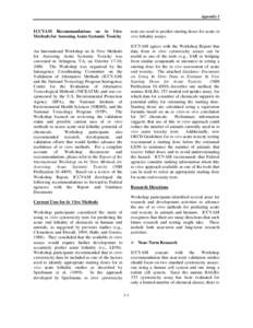 ICCVAM Recommendations on In Vitro Methods for Assessing Acute Systemic Toxicity (Appendix I of 2001 Workshop Report, NIH Publication No[removed])