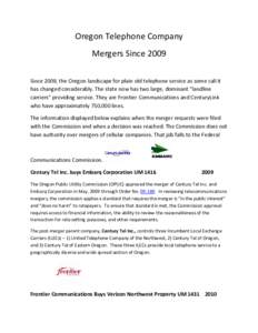 Microsoft Word - Telecom merger paragraphs for website