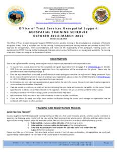   UNITED STATES DEPARTMENT OF THE INTERIOR  BUREAU OF INDIAN AFFAIRS  Office of Trust Services Geospatial Support  13922 Denver West Parkway, Building 54, Suite 300  Lakewood, CO 80401  Email