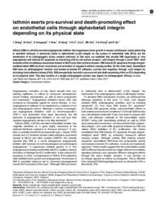 Angiology / Immune system / Angiogenesis inhibitors / Proteins / Integrin / Thrombospondin 1 / Tumstatin / Fibronectin / Endostatin / Biology / Cell biology / Cell signaling