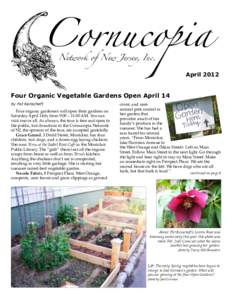 Cornucopia Network of New Jersey, Inc.! April 2012  !