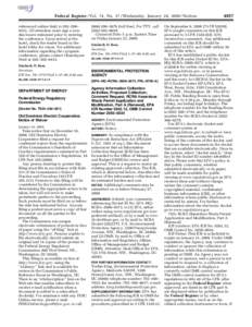 Federal Register / Vol. 74, No[removed]Wednesday, January 28, [removed]Notices referenced online link) to 202–208– 0353. All attendees must sign a nondisclosure statement prior to entering the conference. Upon arrival at