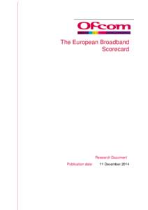 European Broadband Scorecard[removed]FOR PUBLICATION.docx