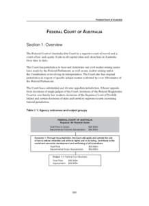 Budget[removed]Federal Court of Australia