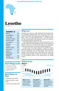 ©Lonely Planet Publications Pty Ltd  Lesotho POP 1.8 MILLION  Why Go?