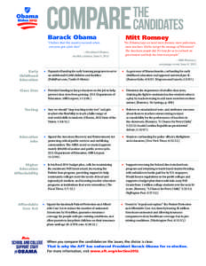Politics / Bain Capital / Mitt Romney / Pratt–Romney family / Barack Obama / American Recovery and Reinvestment Act / Patient Protection and Affordable Care Act / No Apology: The Case for American Greatness / Republican Party / United States / 111th United States Congress / Presidency of Barack Obama