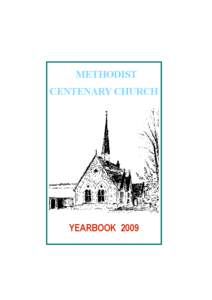 METHODIST CENTENARY CHURCH YEARBOOK 2009  LETTER FROM THE LAY PASTOR