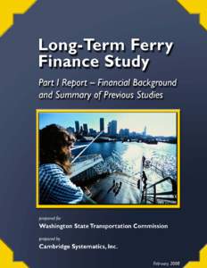 Long-Term Ferry Finance Study