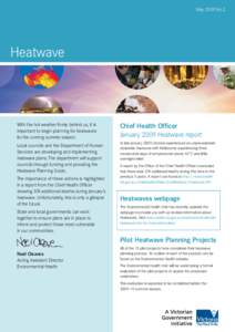 Heatwave newsletter - Number 2: May 2009