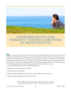 Consumer Rights for Domestic Violence Survivors in Massachusetts