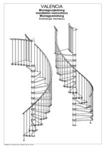 VALENCIA  Montagevejledning Installation Instructions Montageanleitung Instrukcja montażu