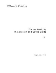 Zimbra Desktop Install Guide.book