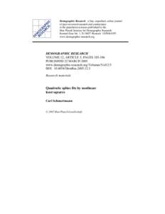 Quadratic spline fits by nonlinear least squares