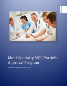 Multi-Specialty MOC Portfolio Approval Program