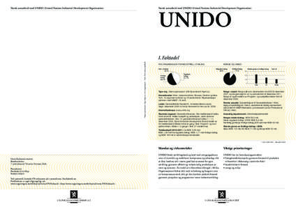 Norsk samarbeid med UNIDO (United Nations Industrial Development Organization)  Norsk samarbeid med UNIDO (United Nations Industrial Development Organization)