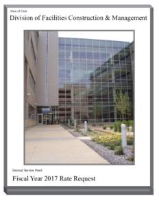 State of Utah  TableConstruction of Contents & Management Division of Facilities