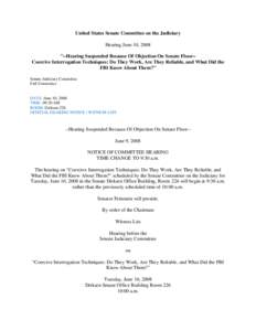 Coercive Interrogation Techniques: Do they Work, Are They Reliable, and What Did the FBI Know about Them?