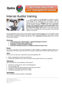 Risk / Internal audit / Audit / ISO / Chief audit executive / Information technology audit process / Auditing / Accountancy / Business