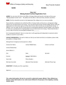 Grinnell College / Midwest Conference / North Central Association of Colleges and Schools / Grinnell /  Iowa / Clery Act / Poweshiek County /  Iowa / Iowa / Council of Independent Colleges