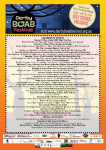 Boab Festival posterJune 2014