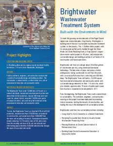 DRAFT  Brightwater Wastewater Treatment System