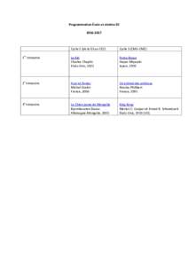 Programmation École et cinémaCycle 2 (de la GS au CE2)  Cycle 3 (CM1-CM2)