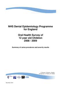 Microsoft Word - Report NHS DEP for England OH Survey 12yr[removed]_TDO_ _2_.doc