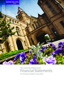 The University of Manchester  Financial Statements