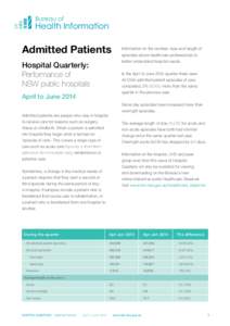 Hospital / Healthcare / Acute care / ALOS