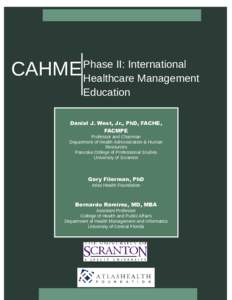 CAHME  Phase II: International Healthcare Management Education