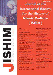 JOURNAL OF THE INTERNATIONAL SOCIETY FOR THE HISTORY OF ISLAMIC MEDICINE