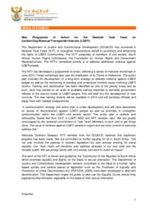 LGBT rights in Kenya / Discrimination law / Promotion of Equality and Prevention of Unfair Discrimination Act / Yogyakarta Principles in Action