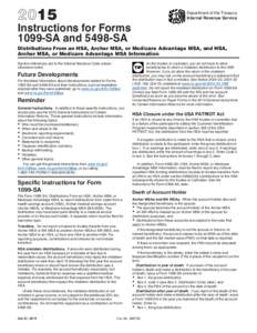 Financial economics / Medical savings account / Health / United States / Medicare / HSA tax documents / IRS tax forms / Taxation in the United States / Healthcare in the United States / Health savings account