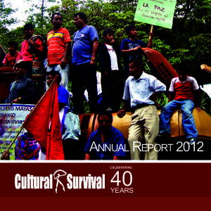 annual report 2012 Celebrating 40  years