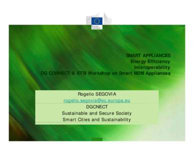 Microsoft PowerPoint - S01_SEGOVIA_ROGELIO_SMARTAPPLIANCES 3rd Workshop V2