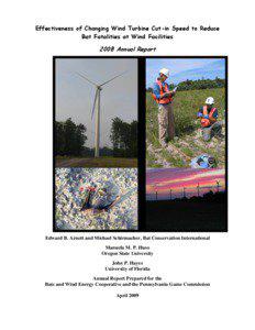 Monitoring bat and bird fatalities at the Casselman Wind Energy Center in Pennsylvania