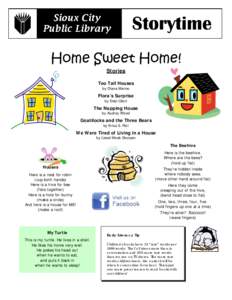 Home Sweet Home! Stories Too Tall Houses by Diana Marino  Flora’s Surprise